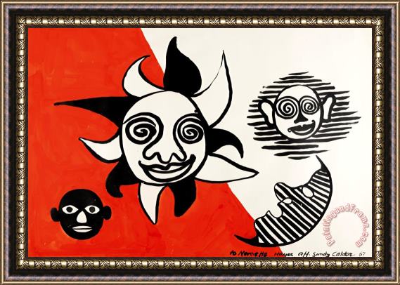 Alexander Calder Untitled Framed Print