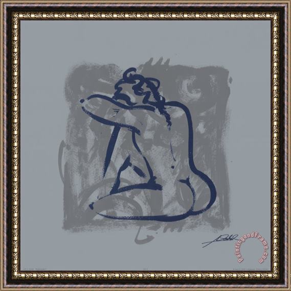 alfred gockel Body Language X Framed Painting