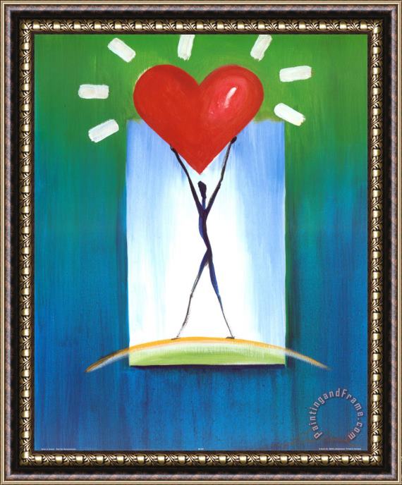 alfred gockel Uplifted Heart Framed Painting