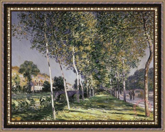 Alfred Sisley The Walk Framed Painting