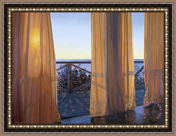 Alice Dalton Brown Evening Interplay 2000 Framed Painting
