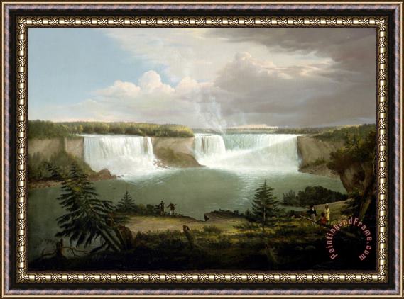 Alvan Fisher A General View of The Falls of Niagara Framed Print
