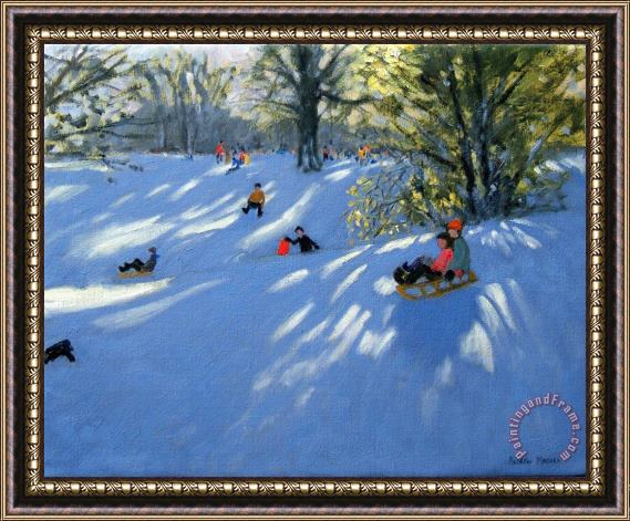 Andrew Macara Early snow Framed Painting