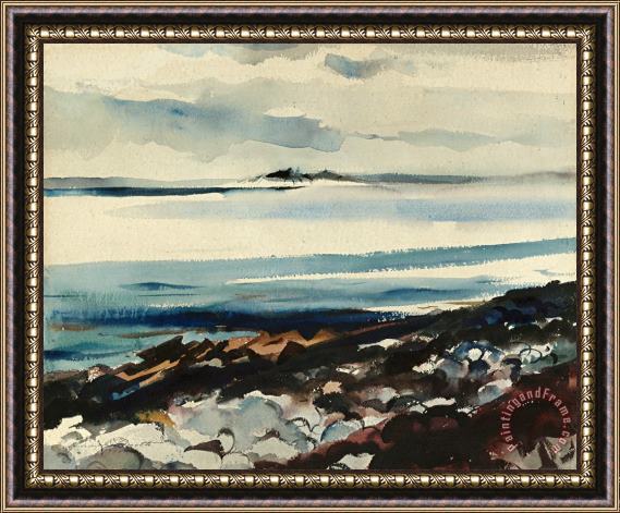 andrew wyeth Morning, Little Caldwell Island Framed Print