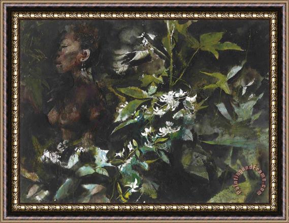 andrew wyeth Sarita, 1978 Framed Painting