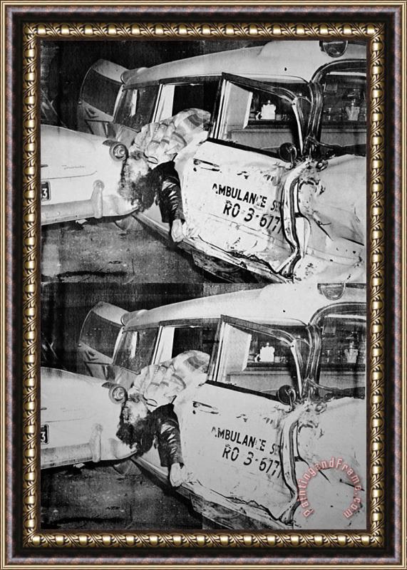 Andy Warhol Ambulance Disaster C 1964 Framed Print