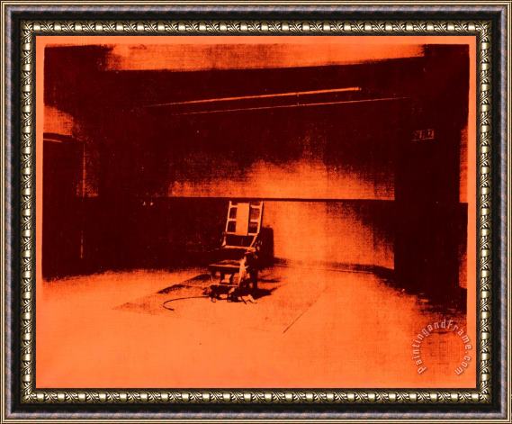 Andy Warhol Little Electric Chair C 1965 Framed Print