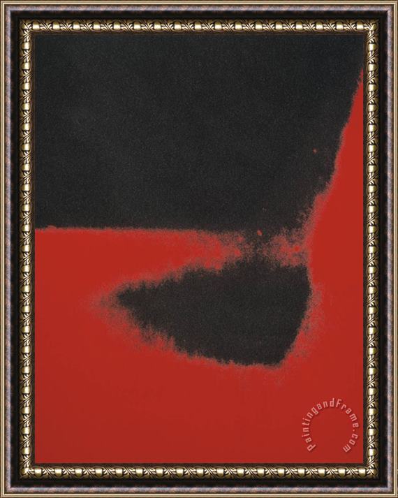 Andy Warhol Shadows II 1979 Red Framed Painting