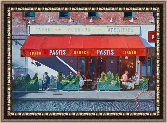Anthony Butera Pastis Framed Painting