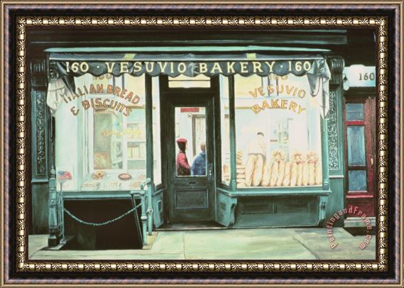 Anthony Butera Vesuvio Bakery Framed Painting