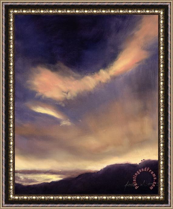 Antonia Myatt Butterfly Clouds Framed Painting