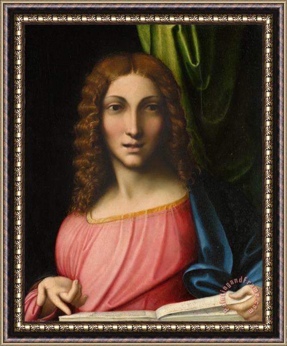 Antonio Allegri Correggio Salvator Mundi Framed Print