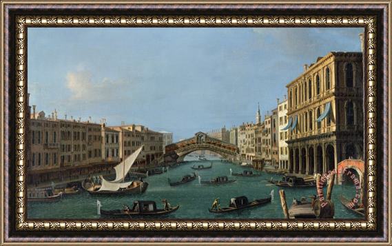 Antonio Canaletto The Grand Canal Framed Print