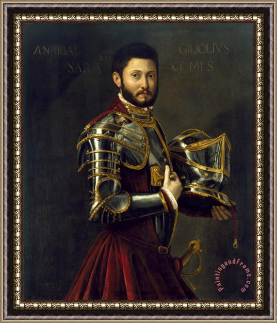 Artist, Maker Unknown, Italian Portrait of a Man 2 Framed Painting
