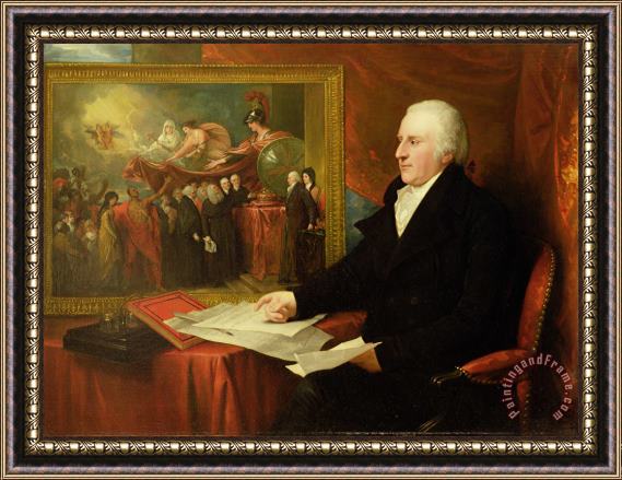 Benjamin West John Eardley Wilmot Framed Painting