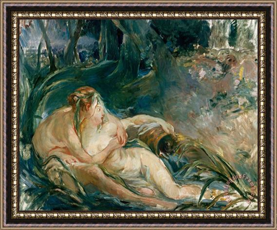 Berthe Morisot Apollo Appearing to Latone Framed Painting
