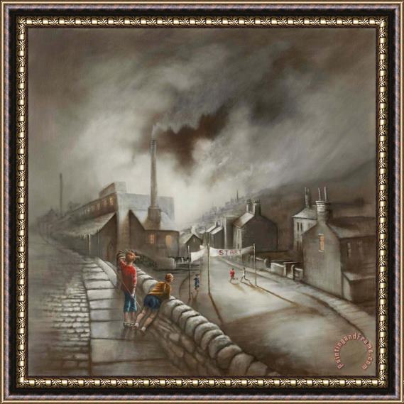 Bob Barker Run of The Mill Framed Painting