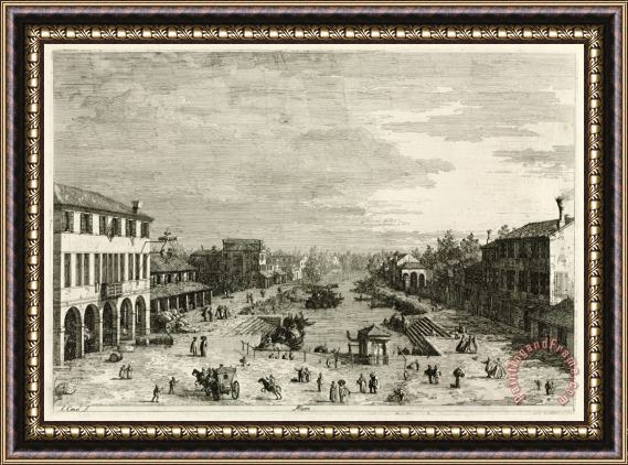 Canaletto Mestre Framed Print