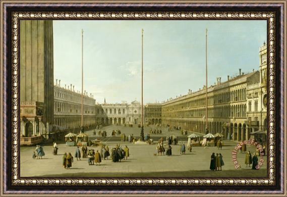 Canaletto The Piazza San Marco Framed Print