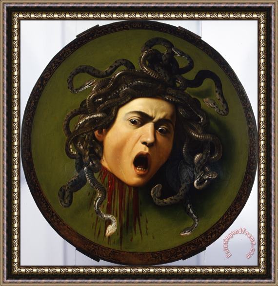 Caravaggio Medusa Framed Painting