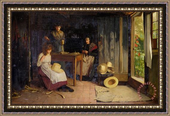 Carlton Alfred Smith The Hat Makers Framed Painting