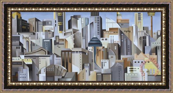 Catherine Abel Composition Looking East Framed Painting