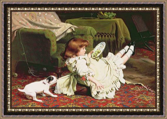 Charles Burton Barber Time to Play Framed Painting