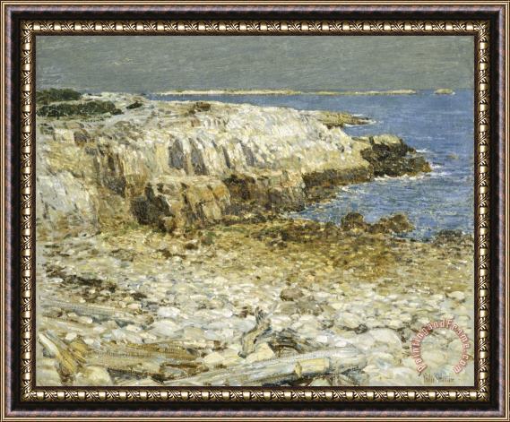 Childe Hassam A North East Headland Framed Print