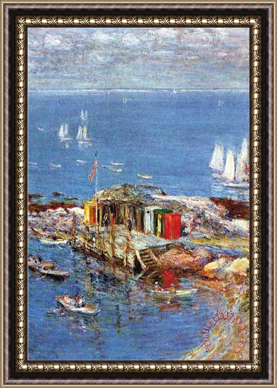 Childe Hassam Afternoon in August Framed Painting