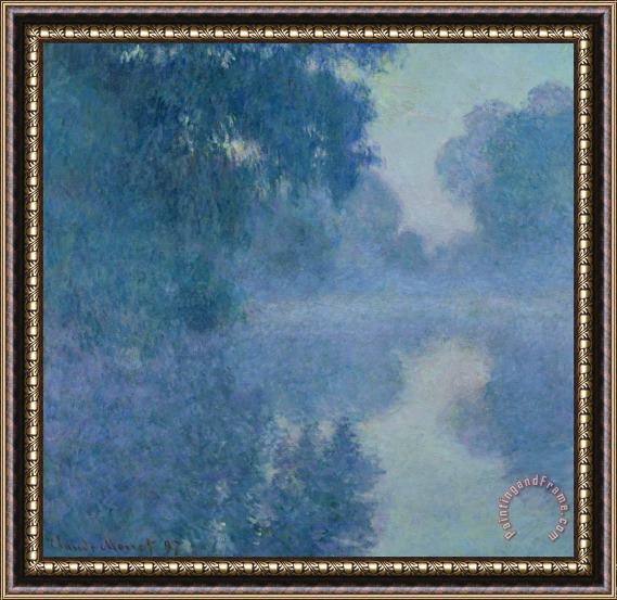 Claude Monet Branch of the Seine near Giverny Framed Painting