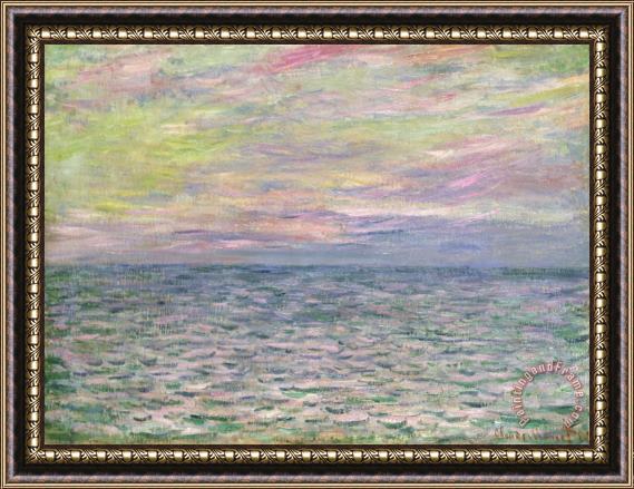 Claude Monet On The High Seas Framed Painting