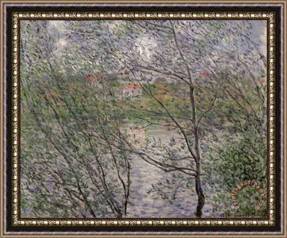 Claude Monet The Banks of the Seine Framed Print