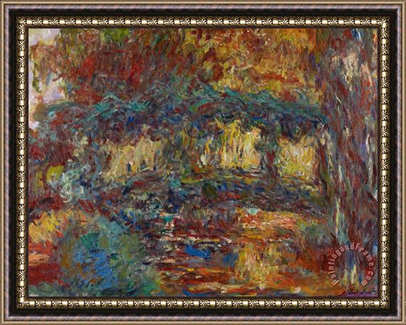 Claude Monet The Japanese Bridge Framed Print
