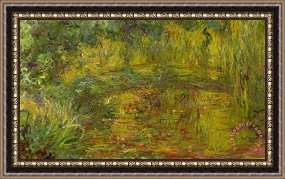 Claude Monet The Japanese Bridge Framed Painting