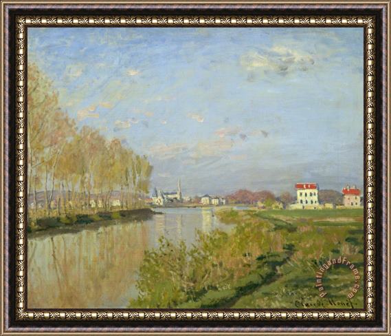 Claude Monet The Seine at Argenteuil Framed Print