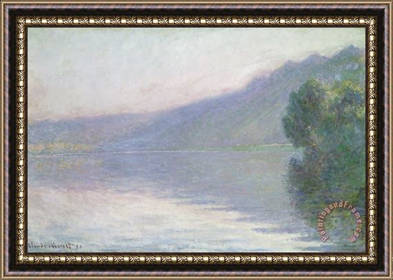 Claude Monet The Seine at Port Villez Framed Painting