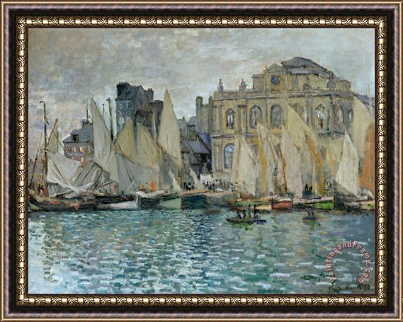 Claude Monet View of Le Havre Framed Print