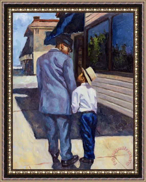 Colin Bootman The Education Of A King Framed Painting