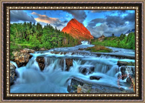 Collection 14 Clouds and Waterfalls Framed Print