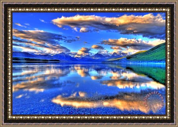 Collection 14 Great Glacier Lake Framed Painting