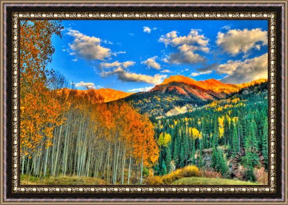Collection 14 Mountain Beauty of Fall Framed Print