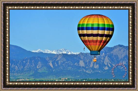 Collection 14 Over The Flatirons Framed Painting