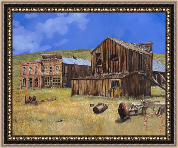 Collection 7 ghost town of Bodie-California Framed Painting