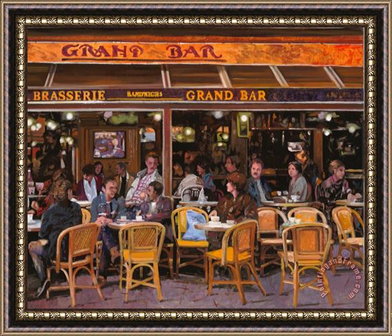 Collection 7 Grand Bar Framed Painting