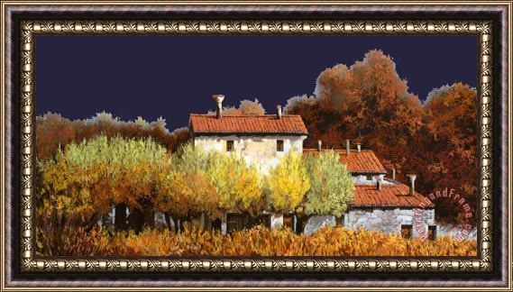 Collection 7 Notte In Campagna Framed Painting