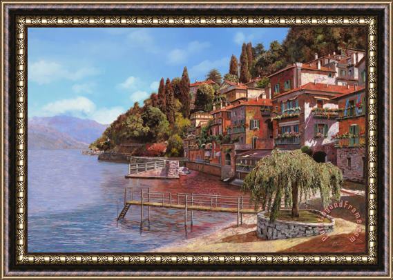 Collection 7 Varenna on Lake Como Framed Painting