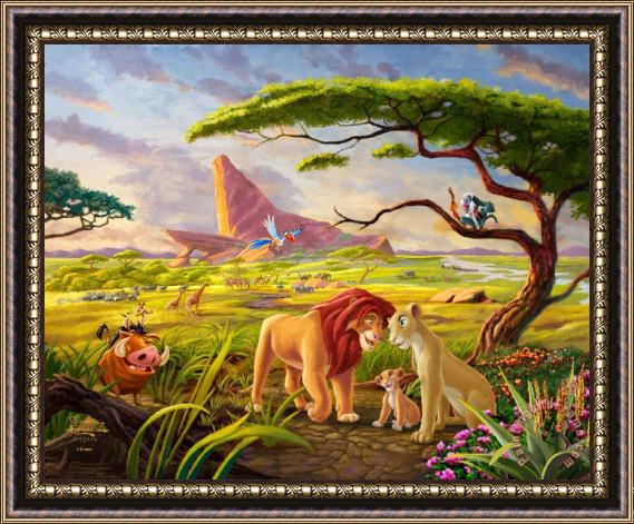 Collection Disney The Lion King Remember Who You Are Framed Painting