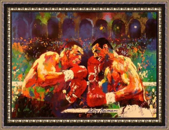Collection Once And for All - Tyson Vs Spinks Boxing Match Framed Painting