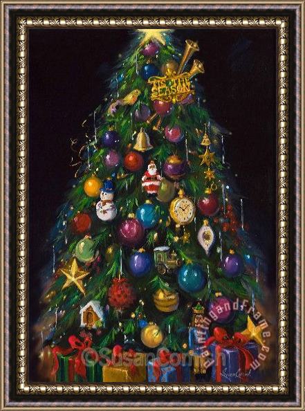 Collection The Season Tree Framed Painting