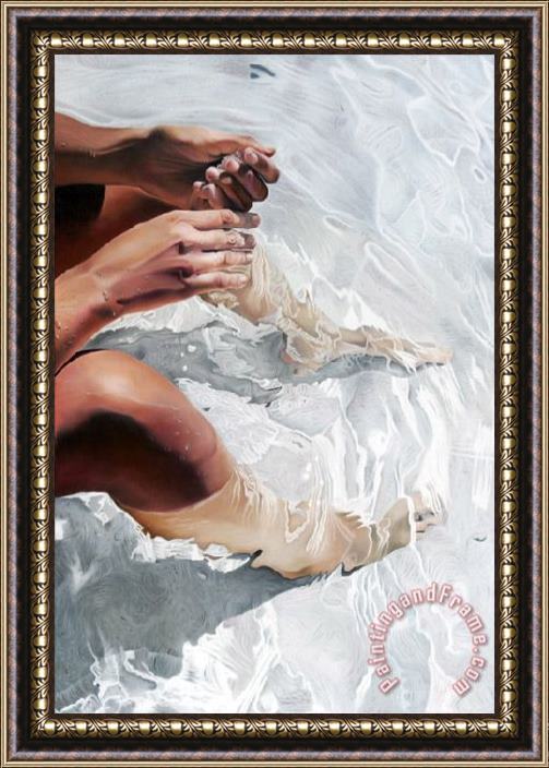 Collection Untitled Swimming Pool Framed Painting